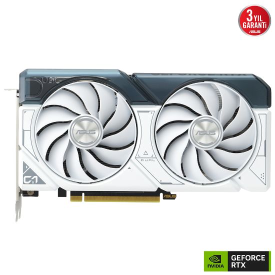 ASUS DUAL-RTX4060TI-O8G-WHITE 8GB GDDR6 HDMI DP 128Bit resmi