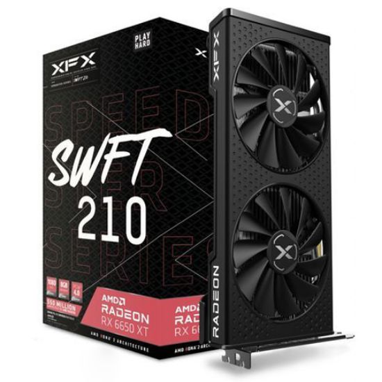 XFX Speedster SWFT 210 RX 6650 XT 8GB GDDR6 128Bit (RX-665X8DFDY) resmi