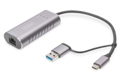DIGITUS DN-3028 USB 3.0 ETHERNET ADAPTÖR TYPE C resmi