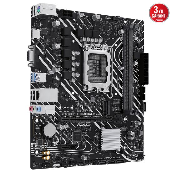 ASUS PRIME H610M-K DDR5 5600Mhz HDMI VGA mATX 1700 resmi