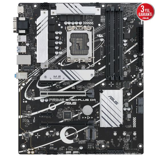 ASUS PRIME B760-PLUS D4 5066MHz(OC) M.2 ATX 1700p resmi