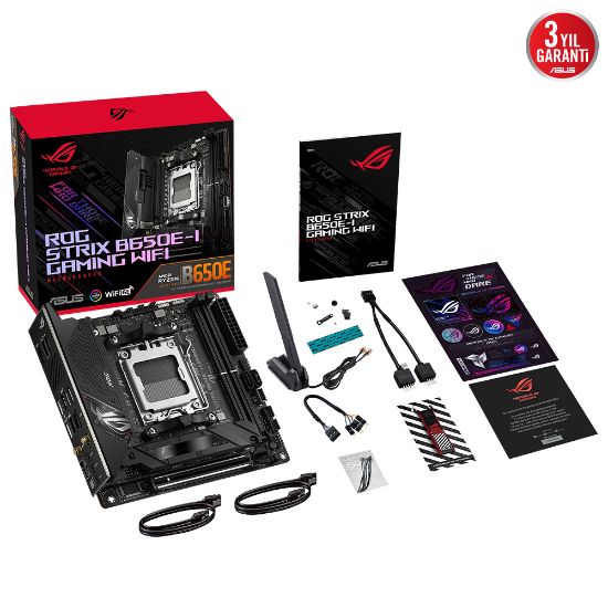 ASUS ROG STRIX B650E-I GAMING WIFI DDR5 6400+(OC) HDMI M.2 M-ITX AM5+ resmi