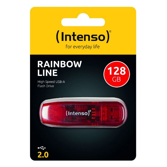 128GB USB2.0 3502491 Rainbow Line INTENSO resmi