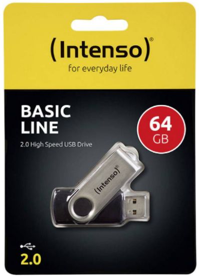 64GB USB2.0 3503490 Basic Line INTENSO resmi