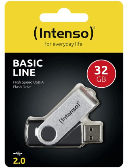 32GB USB2.0 3503480 Basic Line INTENSO resmi