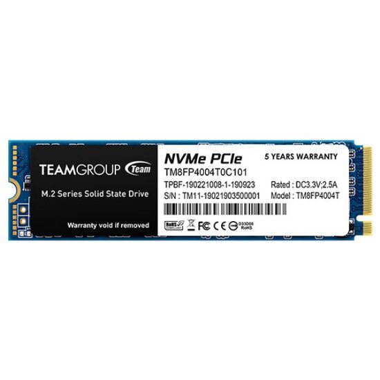 Team MP34 4TB 3500/2900MB/s NVMe PCIe Gen3x4 M.2 SSD Disk (TM8FP4004T0C101) resmi