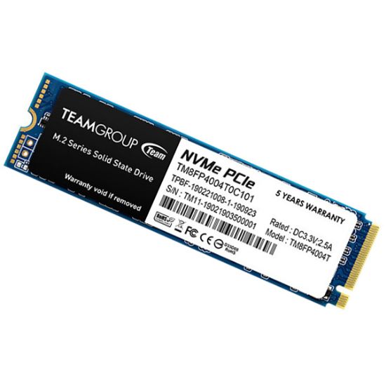 Team MP34 4TB 3500/2900MB/s NVMe PCIe Gen3x4 M.2 SSD Disk (TM8FP4004T0C101) resmi