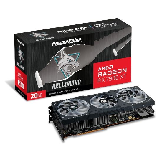 POWERCOLOR HELLHOUND  RX7900XT 20G-L/OC 20GB GDDR6 320Bit resmi