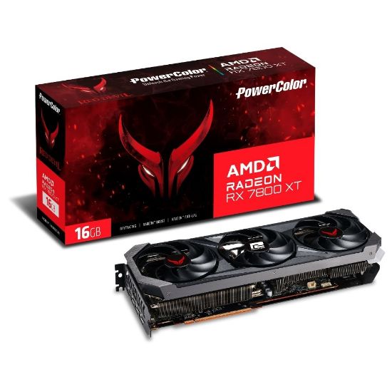 POWERCOLOR RED DEVIL RX7800XT 16G-E/OC 16GB GDDR6 256Bit resmi