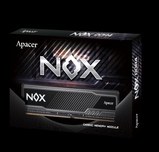 APACER NOX DDR4 (1x16GB) 3600MHz CL18 Gaming Ram (AH4U16G36C252MBAA-1) resmi