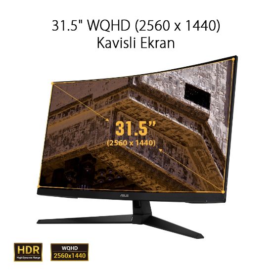 31.5 ASUS VG32VQ1BR LED QHD 1MS 165HZ DP resmi