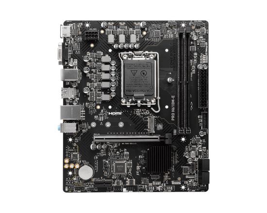 MSI PRO H610M-E Intel LGA1700 DDR5 5600MHz mATX  resmi