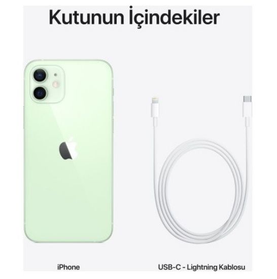 APPLE İPHONE 12 128GB MGJF3TU/A YEŞİL (DİST) resmi