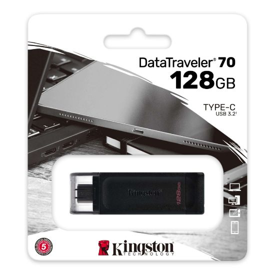 128GB USB-C 3.2 GEN1 DT70/128GB KINGSTON resmi