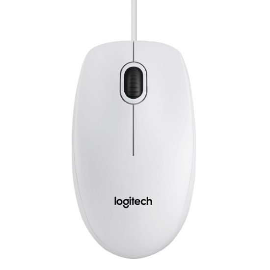 LOGITECH B100 NANO MOUSE KABLOLU BEYAZ 910-003360 resmi