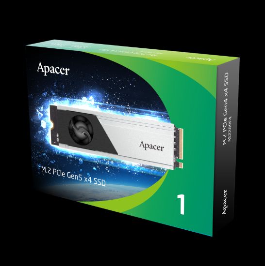 Apacer AP2TBAS2280F4-1 2TB 12000/11800 MB/s M.2 PCIe Gen5 x4 SSD (AP2TBAS2280F4-1) resmi