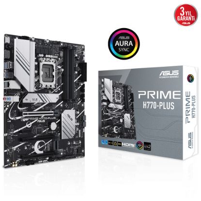 ASUS PRIME H770-PLUS DDR5 7200Mhz+(OC) DP HDMI ATX 1700P resmi