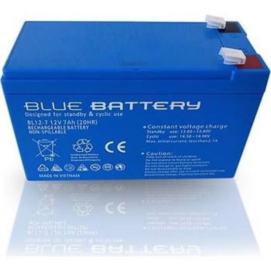 TUNÇMATİK BLUE BATTERY12V 7AH KURU TİP AKÜ TSK18044 resmi