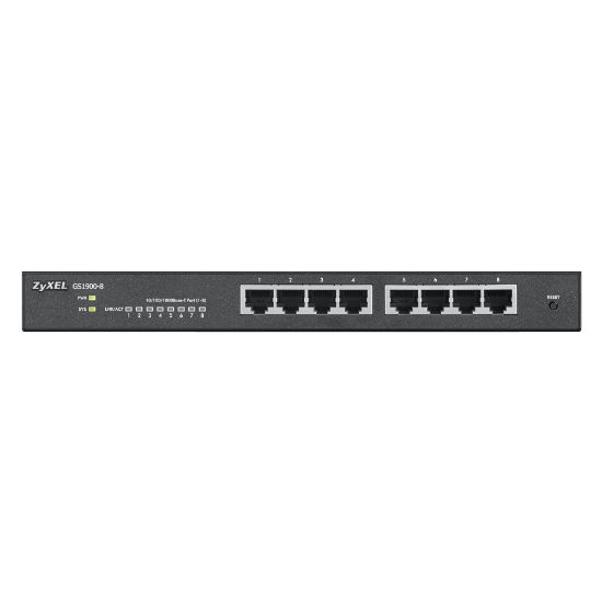 ZYXEL GS1900-8 8PORT 10/100/1000+ WEB YÖNET SWITCH resmi