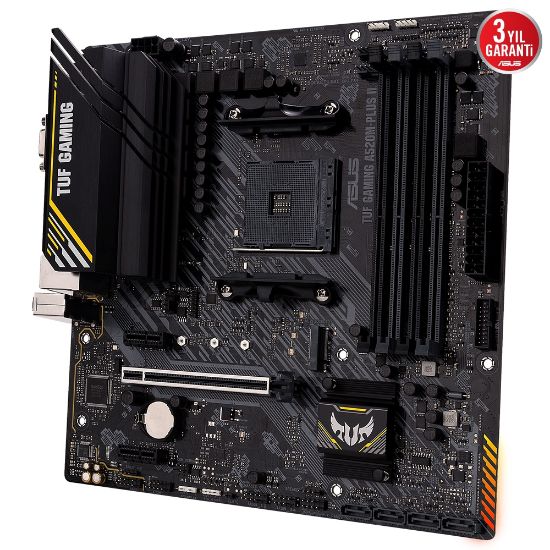 ASUS TUF GAMING A520M-PLUS II 4800MHz(OC) HDMI M.2 mATX AM4 resmi