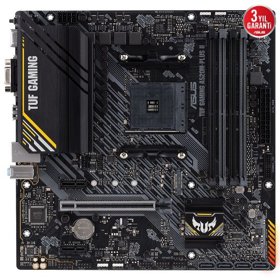 ASUS TUF GAMING A520M-PLUS II 4800MHz(OC) HDMI M.2 mATX AM4 resmi