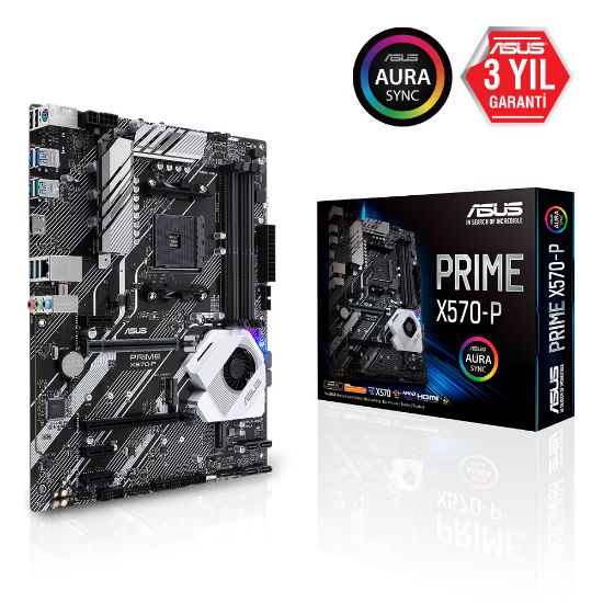 ASUS PRIME X570-P DDR4 4400MHz HDMI USB3.2 AM4 resmi