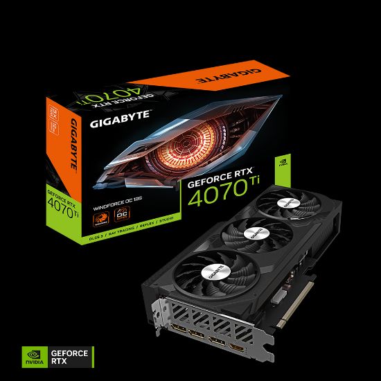 GİGABYTE GV-N407TWF3OC-12GD RTX4070Tİ 12GB GDDR6X HDMI DP 192BİT resmi