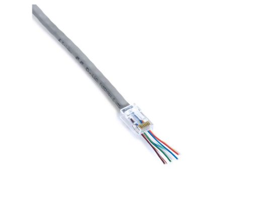 FRISBY FNW-RJ4528N EZ RJ45 CAT6 YENİ NESİL DELİKLİ KONEKTÖR resmi