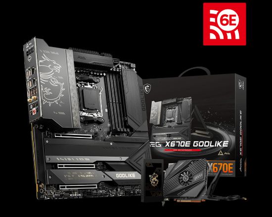 MSI MEG X670E GODLIKE DDR5 8000(OC) EATX M.2 AM5  resmi