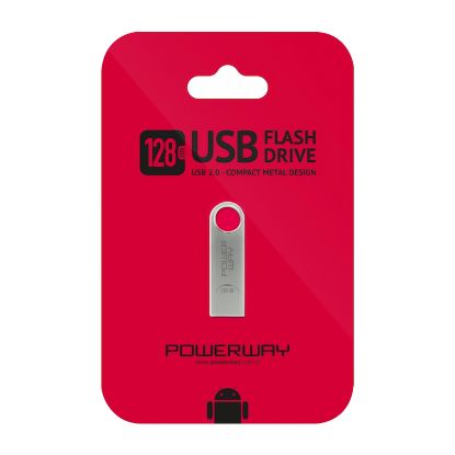 POWERWAY PW-128 128 GB USB 2.0 FLASH BELLEK resmi