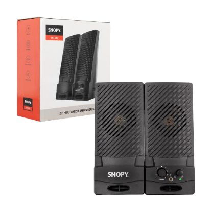 SNOPY SN-510 3 WATT USB 2.0 SİYAH  1+1 SPEAKER resmi