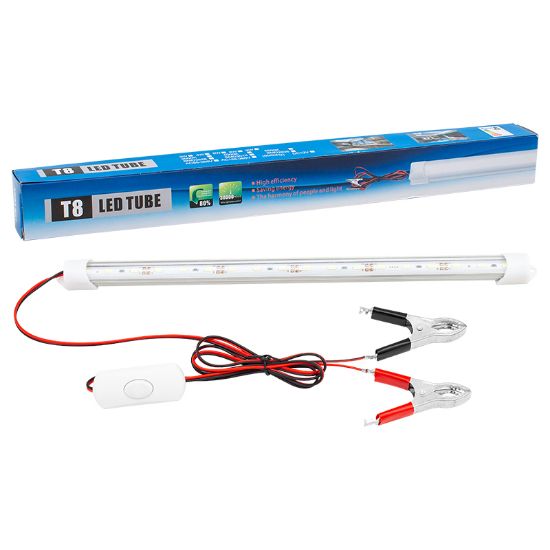 POWERMASTER 30 CM AKÜ MAŞALI 12 VOLT - 5 WATT T8 LED AMPUL resmi