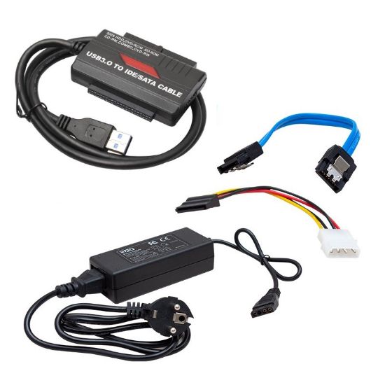 POWERMASTER RXD-338U3 ADAPTÖRLÜ USB 3.0/2.0 IDE-SATA DATA ÇEVİRİCİ resmi