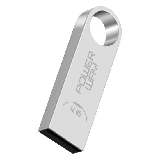 POWERWAY 16 GB METAL USB 2.0 FLASH BELLEK resmi