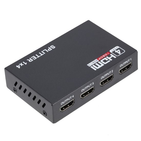 POWERMASTER PM-12081 1.4V 1080P 4KX2K 4 PORT HDMI SPLITTER DAĞITICI resmi