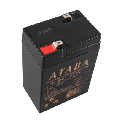 ATABA AT-640 6 VOLT - 4 AMPER IŞILDAK AKÜSÜ (70 X 47 X 101 MM) resmi