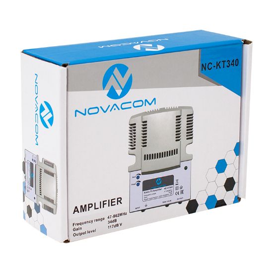 NOVACOM NC-KT340 47-862MHZ 34DB KABLO TV AMPLIFIER HAT YÜKSELTİCİ resmi