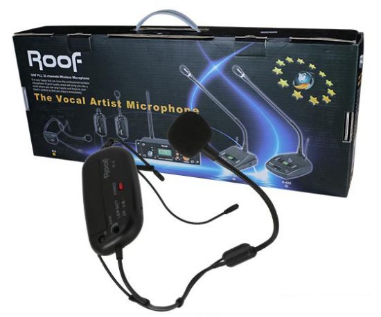 ROOF R-8 UHV B-C BANDI HEADSET MİKROFON resmi