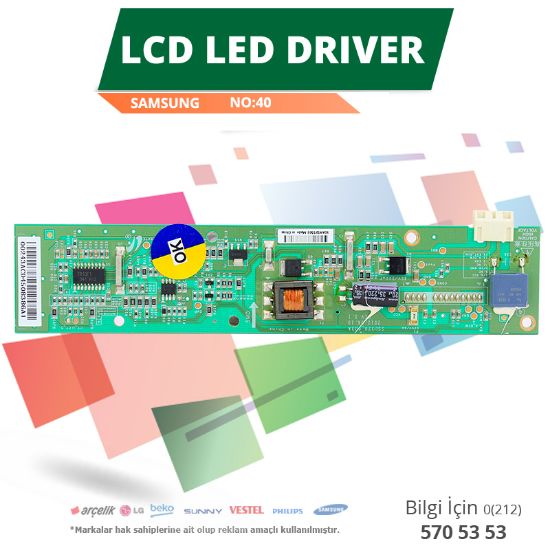 LCD LED DRIVER SAMSUNG (SSL320-OD3A) (LTA320AP33)-(WK-40) resmi