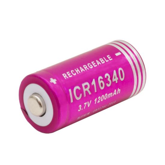 NEXCELL ICR16340 3.7 VOLT 1200 MAH LI-ION CR123A ŞARJ EDİLEBİLİR PİL resmi