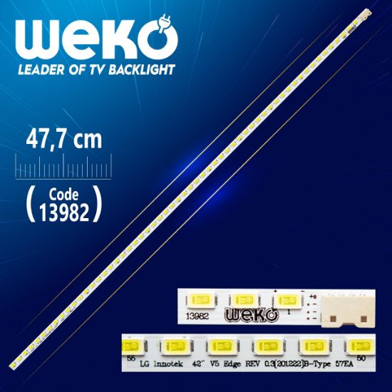 42 V5 EDGE REV4.0 2B-TYPE 47.7 CM 57 LEDLİ (WK-605) resmi