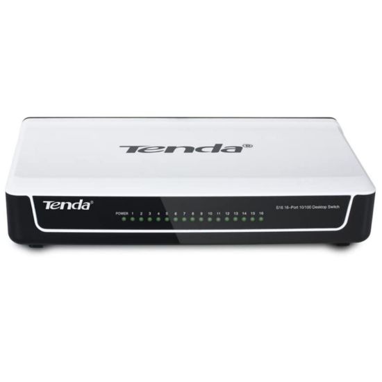 TENDA S16 16 PORT 10/100 MBPS SWITCH resmi