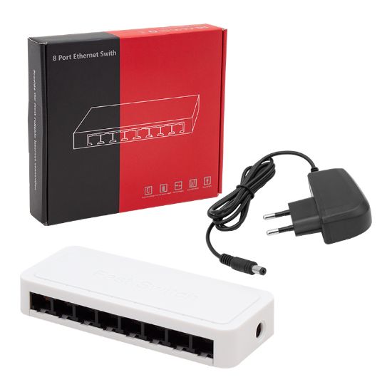 POWERMASTER PM-14054 8 PORT 10/100 MBPS SWITCH resmi