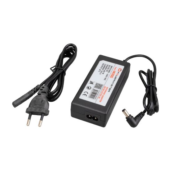 POWERMASTER PM-14055 12 VOLT - 5 AMPER 5.5*2.5 UÇLU PLASTİK KASA MASAÜSTÜ ADAPTÖR resmi