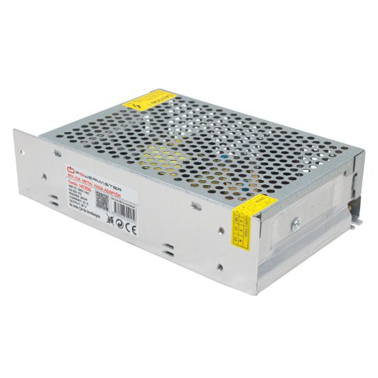 POWERMASTER PM-14056 12 VOLT - 10 AMPER - 120 WATT METAL KASA ADAPTÖR resmi