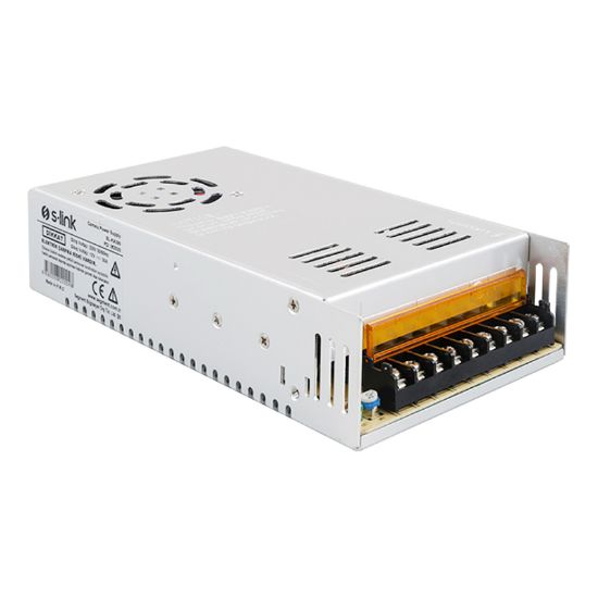 S-LINK SL-KA390 12 VOLT - 30 AMPER - 380 WATT METAL KASA ADAPTÖR resmi