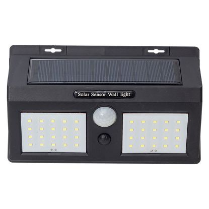 POWERMASTER PM-14616 SENSÖRLÜ ÇİFTLİ 40 LEDLİ SOLAR LED DUVAR TİPİ APLİK resmi