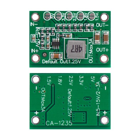 POWER SUPPLY MODUL CA-1235 1.25V 1.5 1.8 2.5 3.3 5V  OUT 3A 5V-15V IN resmi