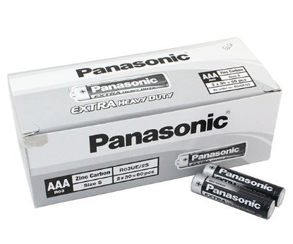 PANASONIC MANGANEZ AAA İNCE KALEM PİL (60LI PAKET) resmi