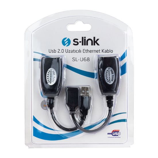 S-LINK SL-U68 USB 2.0 EXTENSİON UZATICI ADAPTÖR resmi